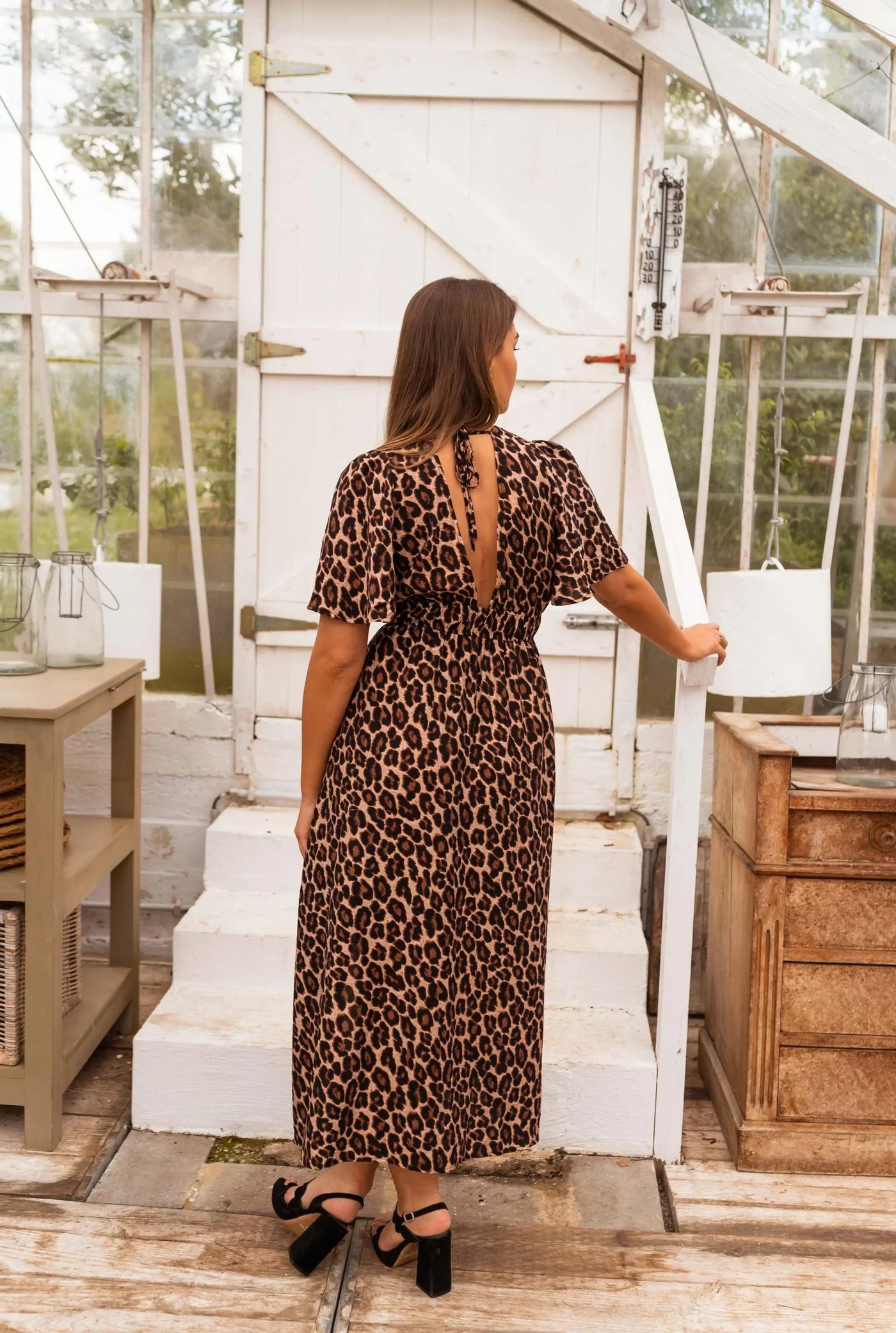 Stella™ | Robe maxi imprimé léopard et esprit estival