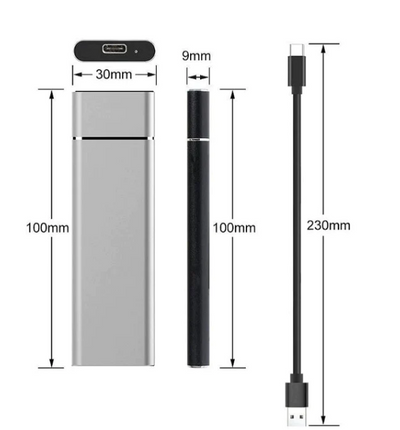 SSD externe DataFlow - Super rapide et résistant à l'eau