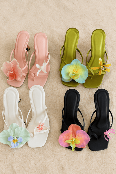 Sandales blanches Samet