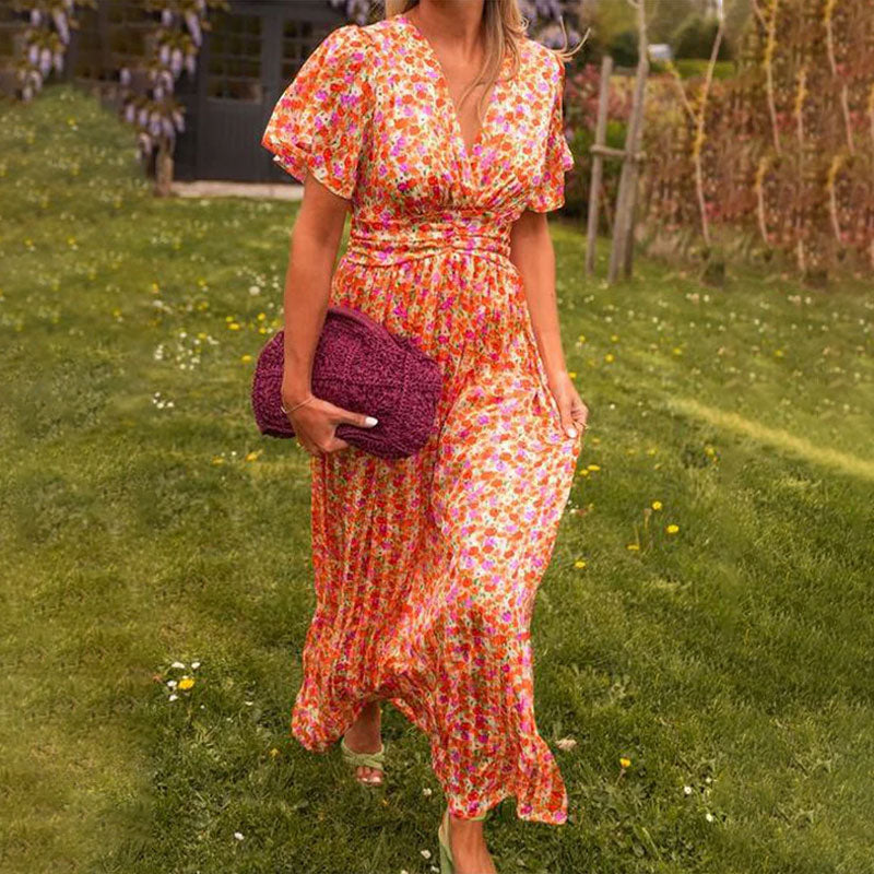 Romy | Robe d'été avec décolleté en V