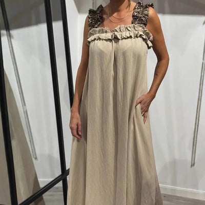 Tabea | Robe décontractée sans manches avec poches