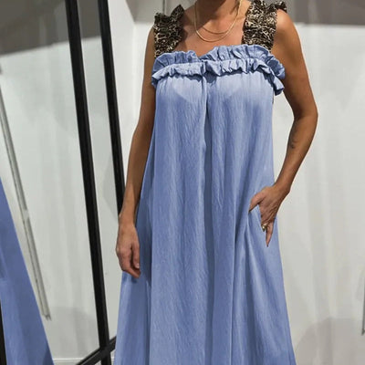 Tabea | Robe décontractée sans manches avec poches