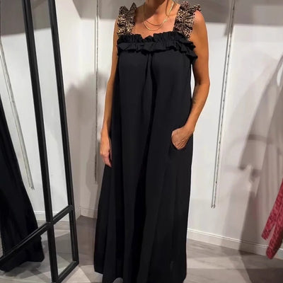 Tabea | Robe décontractée sans manches avec poches