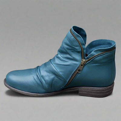 Sighild | Bottes en cuir exquises avec fermeture éclair